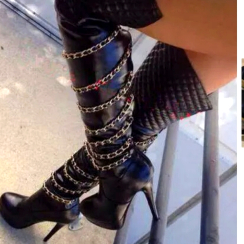 Thighhigh Chain boots😍😍